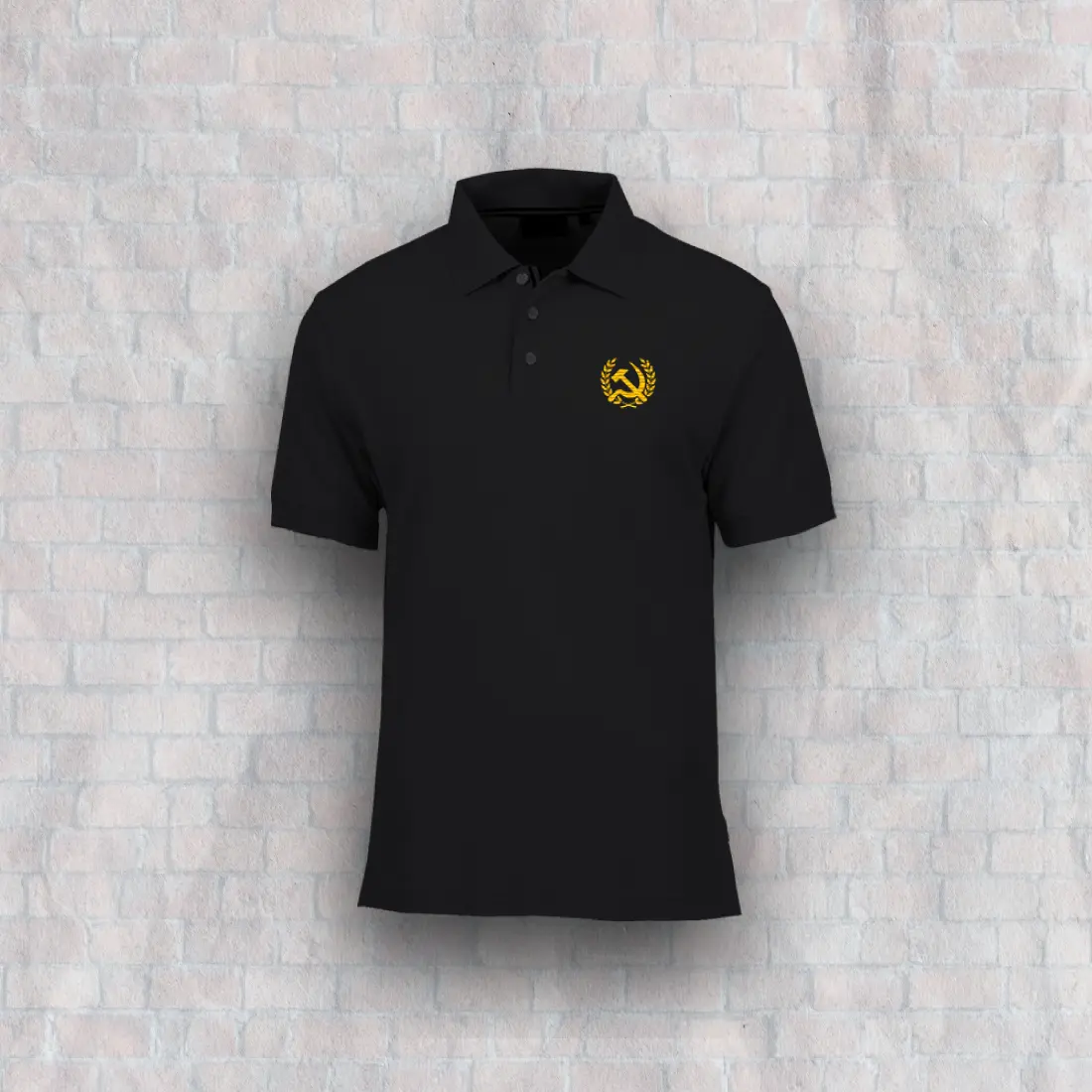 Poloshirt: Hammer & Sichel