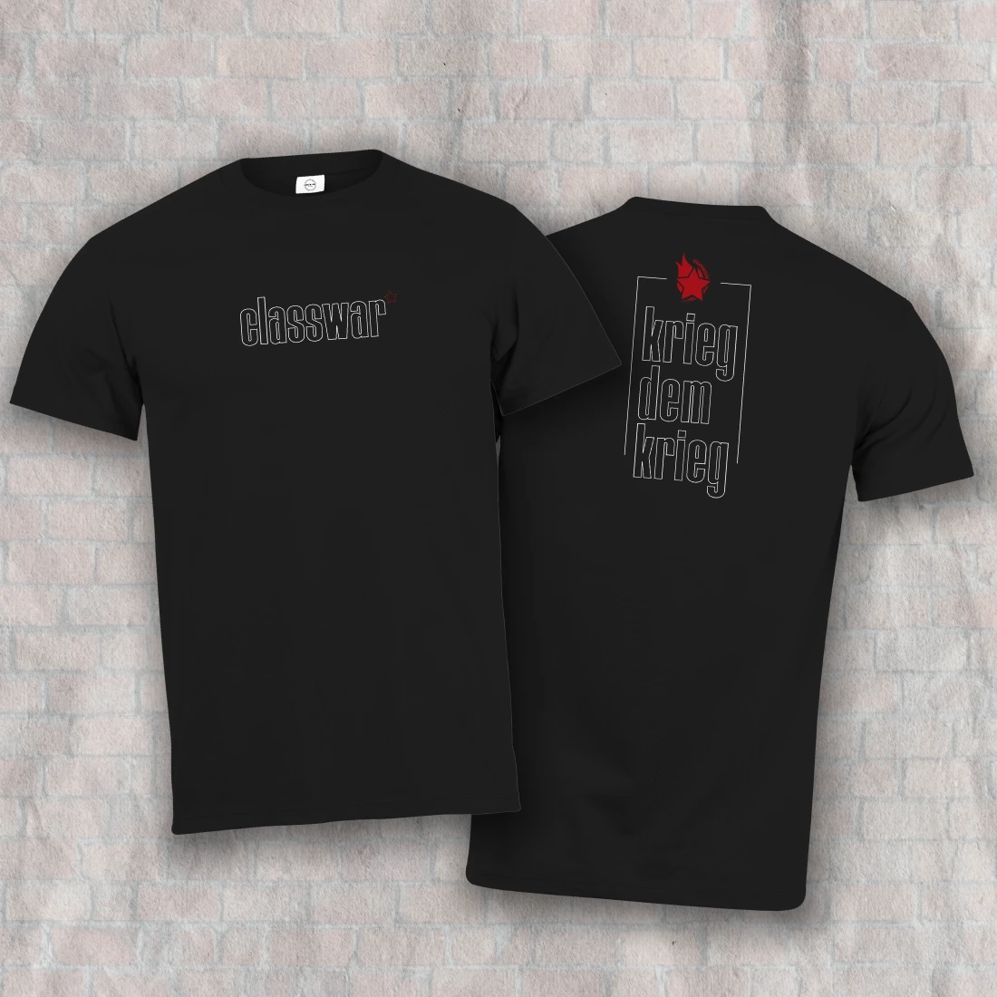 T-Shirt: Classwar - Krieg dem Krieg
